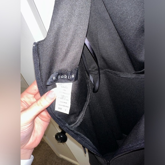 B DARLIN Juniors' Double-Hem A-Line Dress - Picture 16 of 16